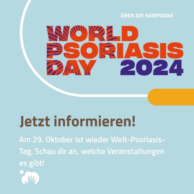 Instagram-Post: Informationen zum Welt-Psoriasis-Tag 2024