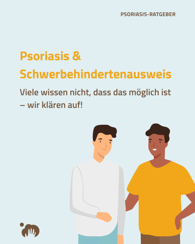 Instagram-Post: Psoriasis und Schwerbehindertenuasweis