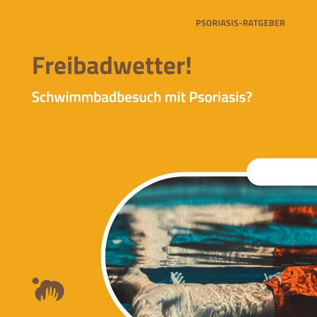 Instagram-Post: Schwimmbadbesuch mit Psoriasis