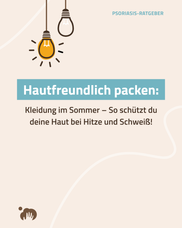 Instagram-Post: Psoriasis Ratgeber Hautfreundlich Packen