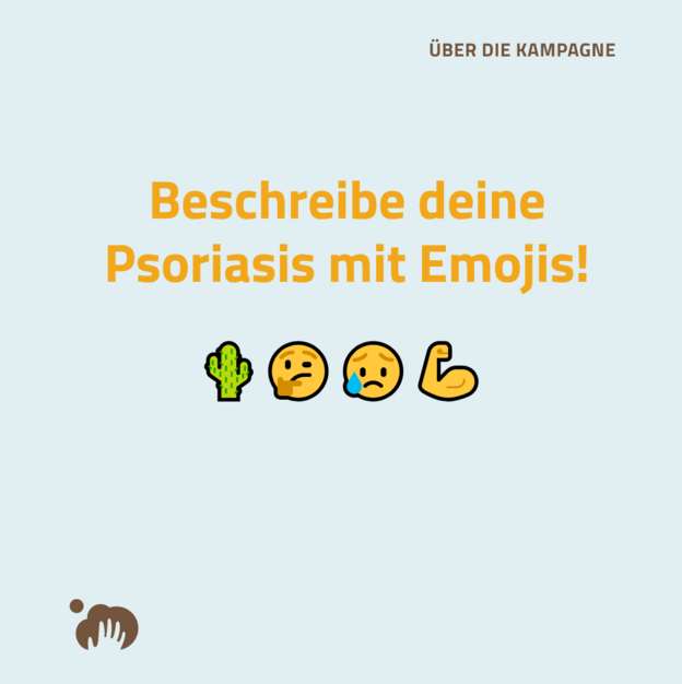 Instagram-Post: Beschreibe deine Psoriasis in Emojis